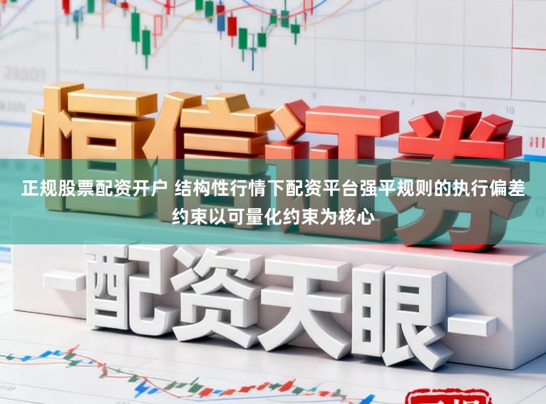 正规股票配资开户 结构性行情下配资平台强平规则的执行偏差约束以可量化约束为核心