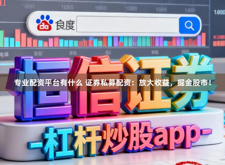 专业配资平台有什么 证券私募配资：放大收益，掘金股市！
