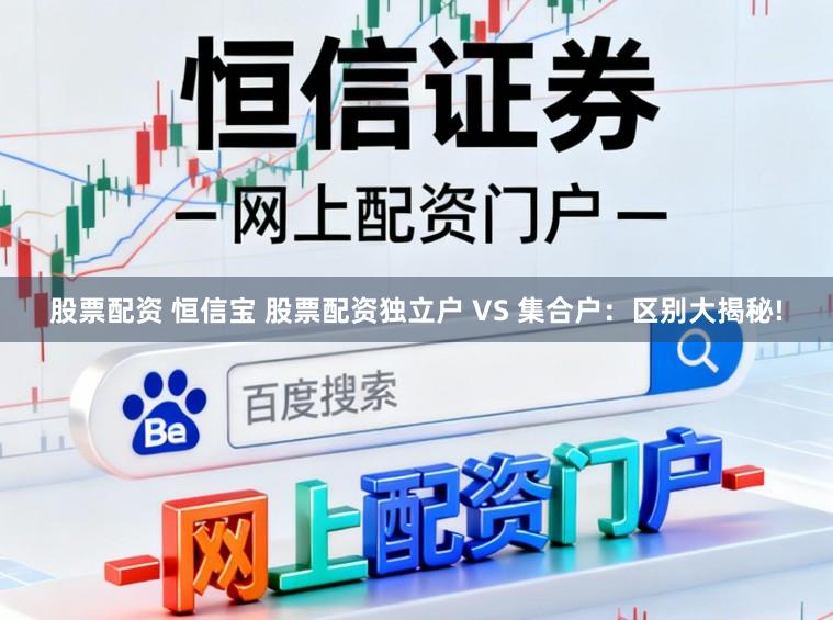 股票配资 恒信宝 股票配资独立户 VS 集合户：区别大揭秘!
